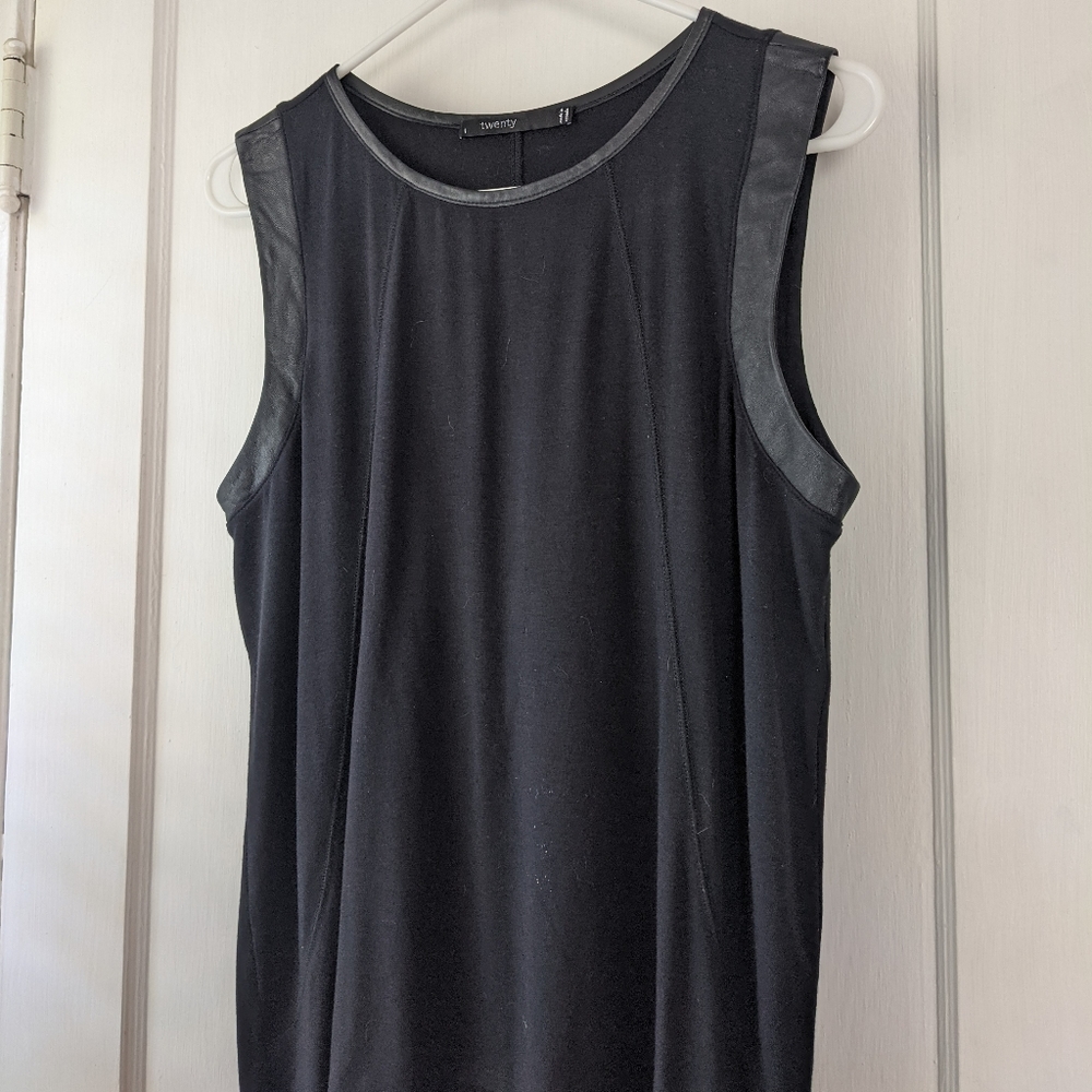 Twenty Leather Trimmed Tank